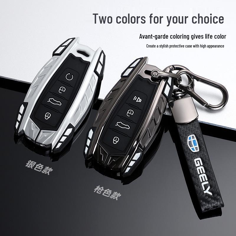 Estojo de Chave de Luxo para Modelo Geely Bin Yue 2020/2022 - Acessório de Carro de Alta Gama para Homens e Mulheres