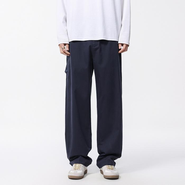 Spring and summer new men's casual Lyocell ice-feeling ice silk men's thin casual pants men's loose casual pants