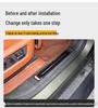 Ji Shi 01 Rox01 Stainless Steel Door Sill Welcome Pedal Decorative Sticker for Cars