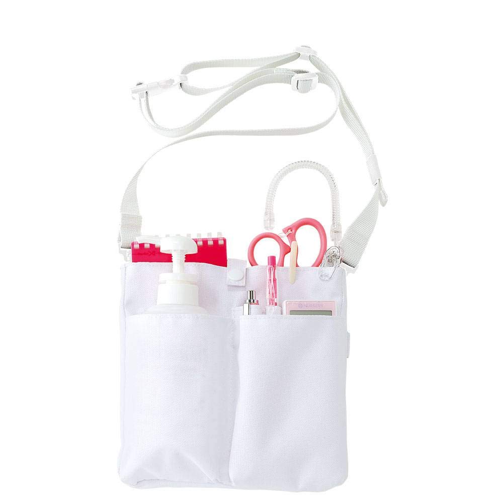 Nursery Compact Organizer Pouch for Small Nursing Medical 1019338A 2-Way Shoulder/Waist Items, Supplies, Supplies, Black,