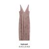 2025 Summer Women's European & American Style Casual Sequin Midi Dress - Fashionable & Simple