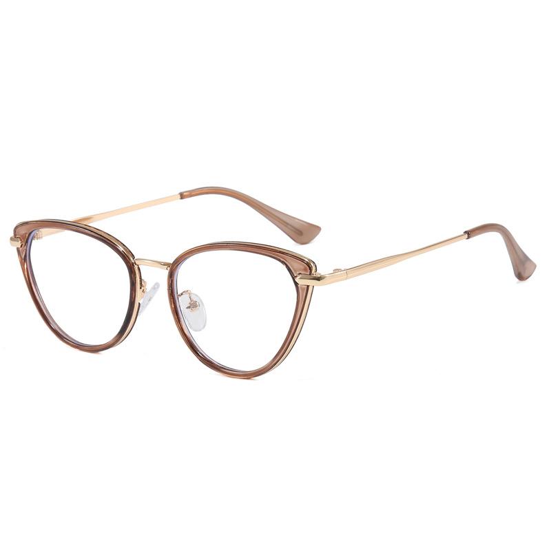 Cat Eye Shape Sunglasses for Ladies European American Style Trendy Glasses for Woman High Quality Men Sun Glass