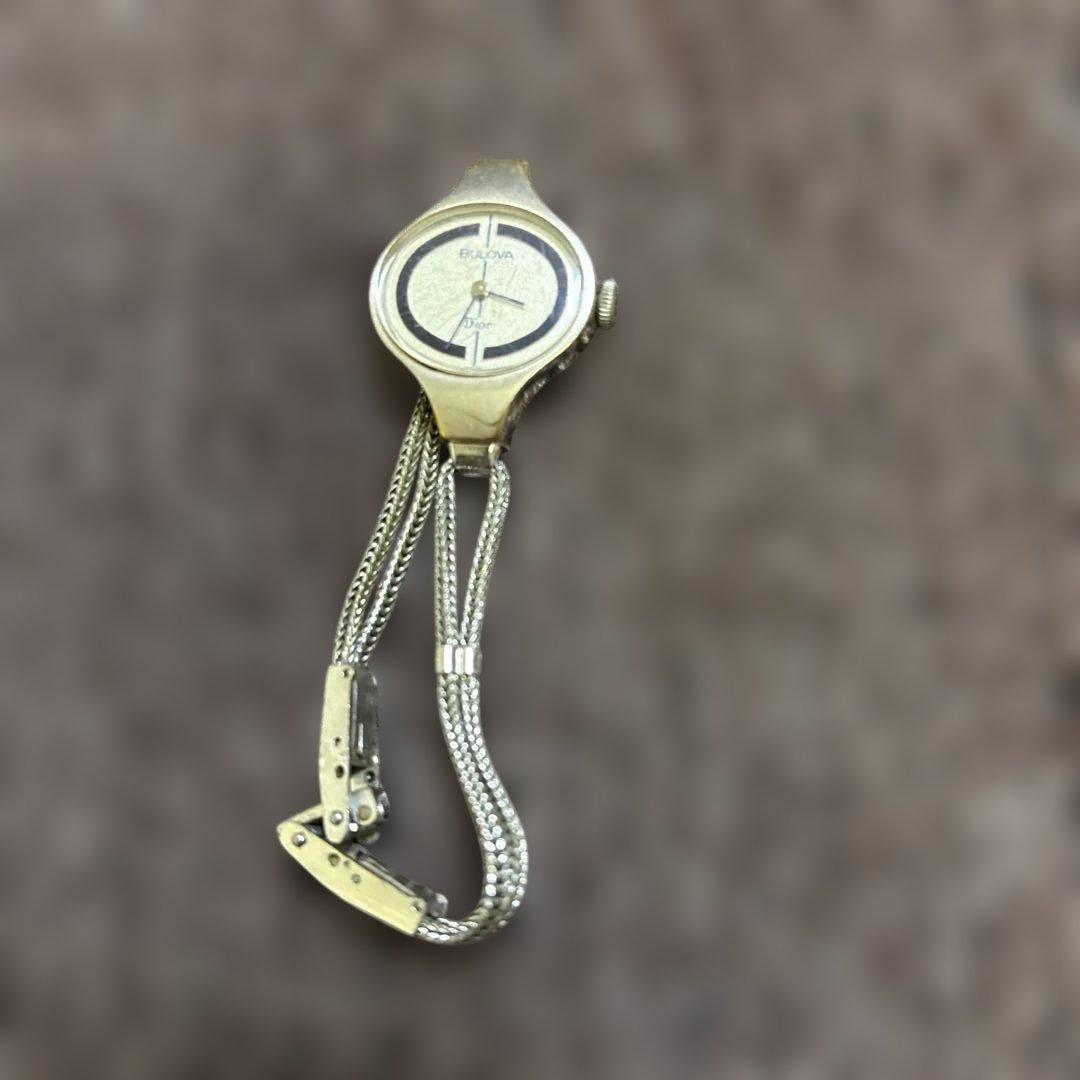 Used BULOVA ladies watch gold color