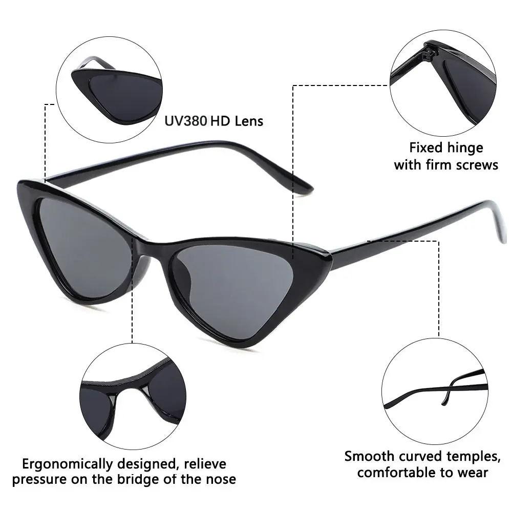 Cat Eye Sonnenbrille Frau Mode Designer Vintage Gradient Sonnenbrille Weiblich UV400 Outdoor Damen Shades Oculos De Sol