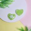 Hot Selling 100Pcs/Bag Transparent Love Heart Flatback Resin Cabochons Beads Sweet Heart Charms for Valentine's Day Party Decor