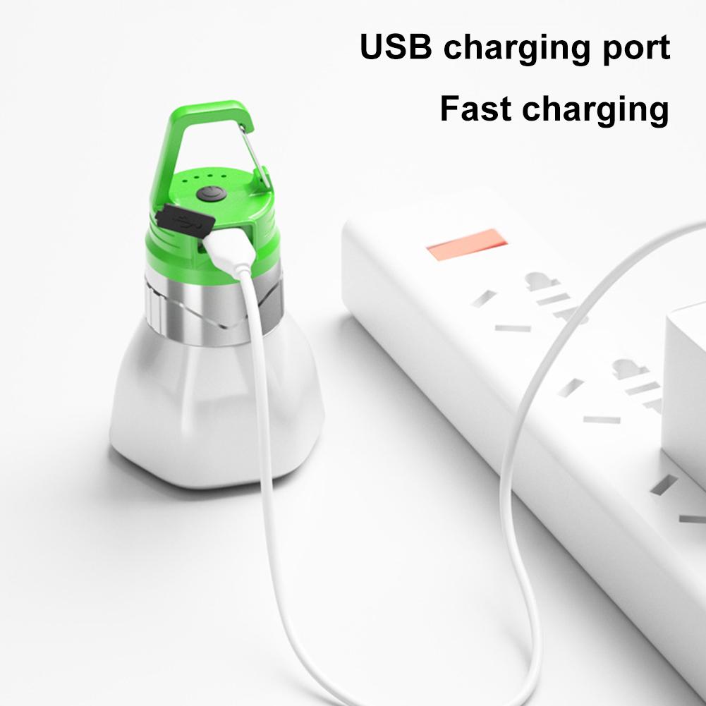 Mini LED Handheld Flashlight USB C Rechargeable Torch  Ambient Light Outdoor Camping Waterproof Tent Lamp Portable Hook Lamp
