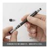 Pentel Graphlet Mechanical Pencil, PG504-DD, Metallic Gray, 0.4mm, Knurled Grip, Lead Hardness Indicator