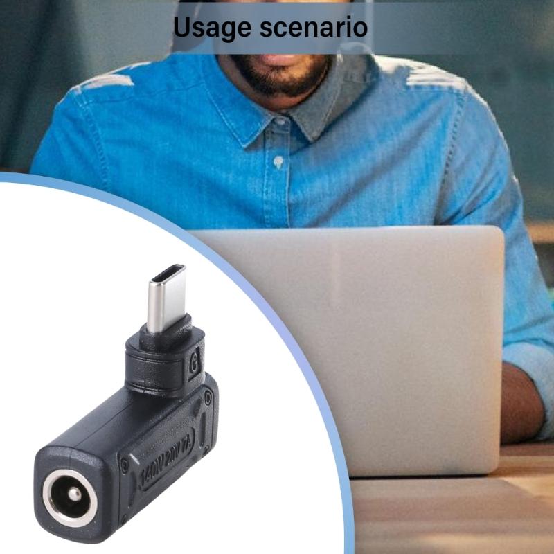 PD140W Protocol Type C Male To Square Port, 7955, 6036, 5525, 5521, 4530, 7450 Female Adapter for Lapstops Repair