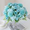 Artificial Rose chrysanthemum Silk Bouquet Flowers  Bridal Wedding outdoor garden arch Decor Home Valentine Garland Accessories