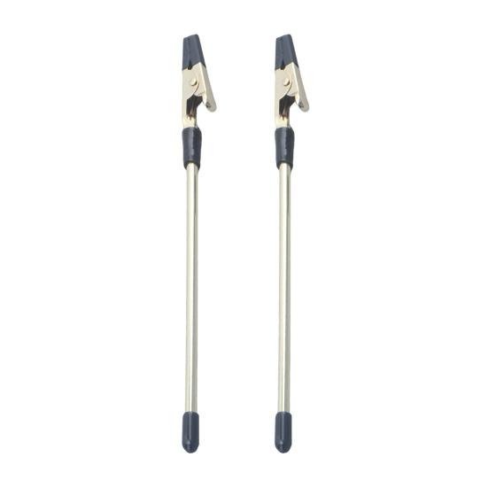 

2 шт. Инструмент-помощник для браслетов Нескользящие наконечники Помощник для застежки ювелирных изделий Застежка-помощник Надежная посадка Зажим для ожерелья и браслета золотистый