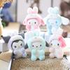 Cute Sanrio Kuromi And Friends Plush Keychain Super Soft Short Plush Material