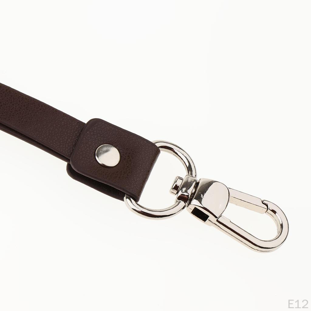 Retro PU Kožený Krční Popruh Šňůrka Kovový Klip Karty Odznaky