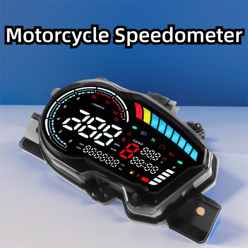 Motor Speed Gauge Motorcycle Digital RPM Tachometer Gear Clock Display For YAMAHA Y15 Y15ZR V1 Speedometer Dashboard