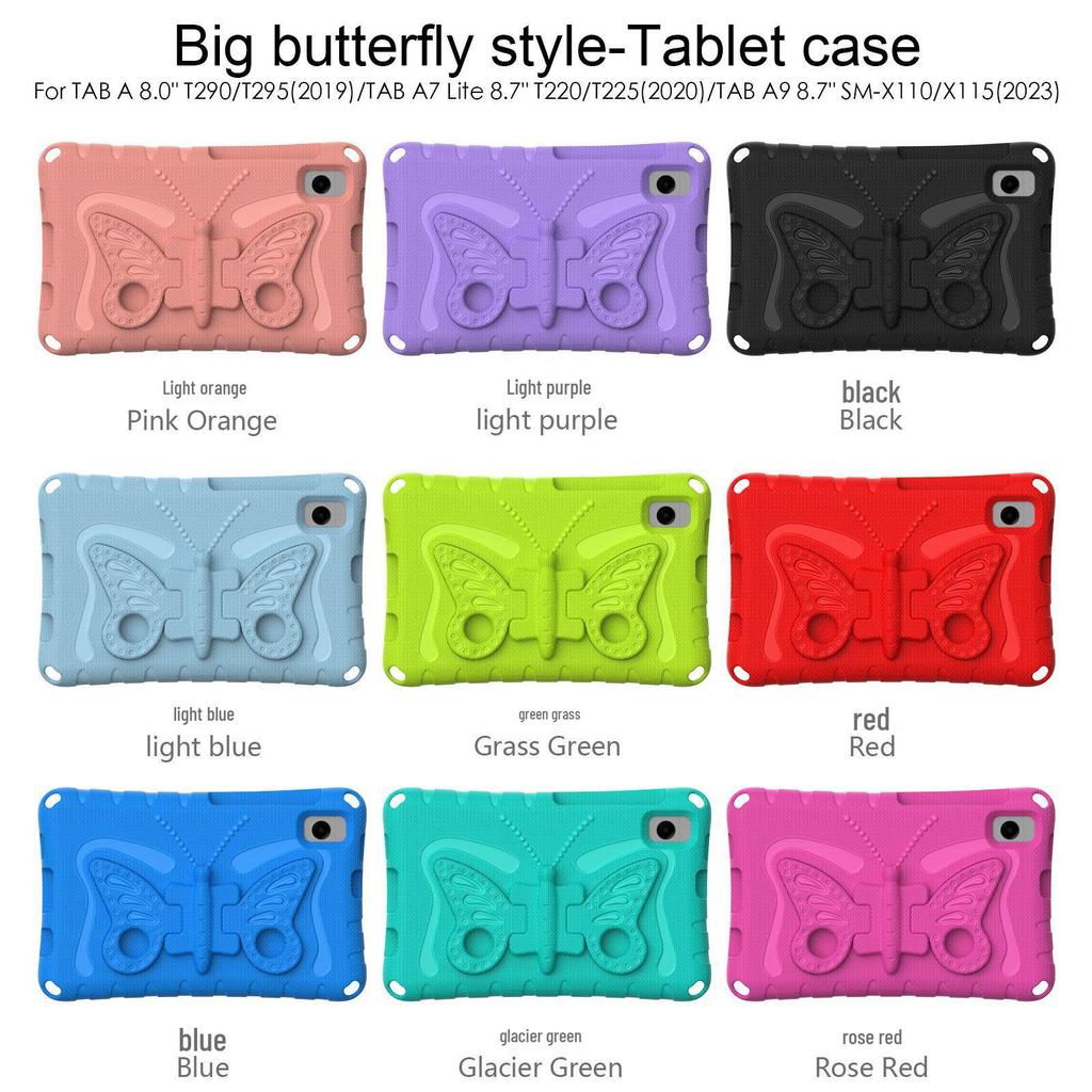 Anti-Fall Protective Case for Tab A11 A7 Lite T220 A9 T290 with Small Butterfly Bracket