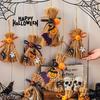 Halloween Broom & Ghost DIY Scene Decor: Pumpkin Pendant for Party, Bar, or Kindergarten