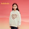 Balabala Girls' Festive Hooded Long Sleeve Sweatshirt