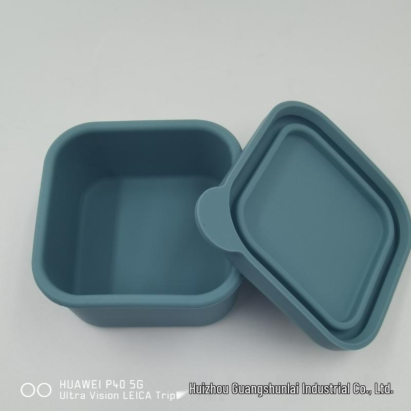 Große Eiswürfelform aus lebensmittelechtem Silikon mit Deckel zur Aufbewahrung & zum Einfrieren von Eiswürfeln