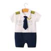 Heren Korte Mouw Zomer Romper voor Pasgeboren en Baby Jongens (0-1 Jaar) - Babykleding