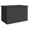 Outdoor Storage Box Black 80 X 50.5 X 50 Cm Steel
