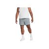 Nike Solid Color Brand Logo High Waist Drawstring Split Shorts Men Shorts Silver DM4759-084