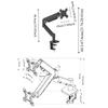 Desktop Mount Monitor Holder 360° Multi-Direction Monitor Bracket  Computer Monitor