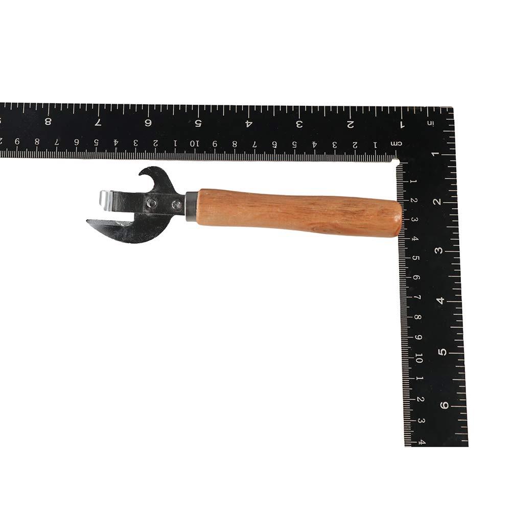 Pointed Head Wooden Handle Can Opener Manual Lid Remover Kitchen Gadgets Bottle Opener  Bar