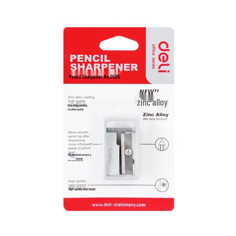 Deli 0596 Pencil Sharpener 3-Pack