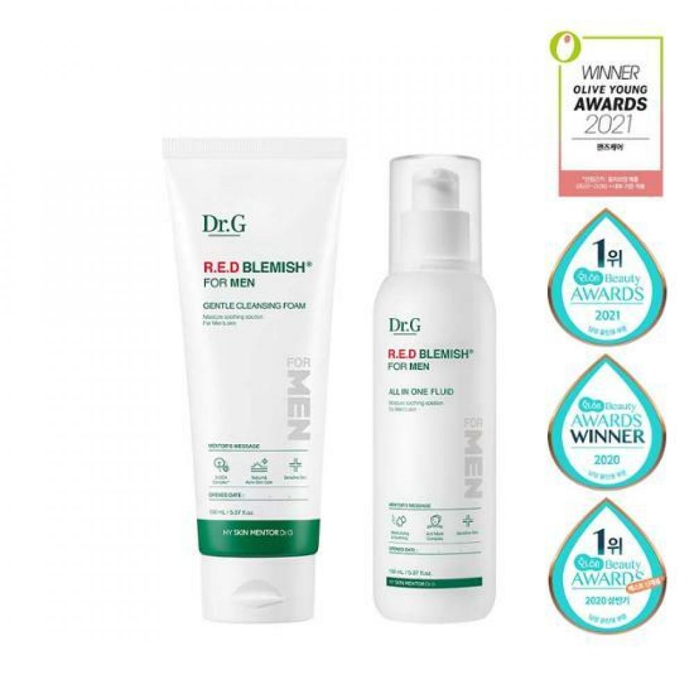 

Dr.G Red Blemish for Men All in One Fluid 150 мл Нежная очищающая пенка 150 мл
