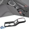 Carbon Fiber Console Gear Shift Cup Panel Decor Cover Trim For Jeep Renegade 18+