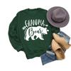 Grandma Bear Letter Print Women's Long Sleeve Sweatshirt