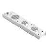 Game Console Cooling Fan for PS5 USB Cooler with 3 Fans for PS5 DECDROM Game Host(White )