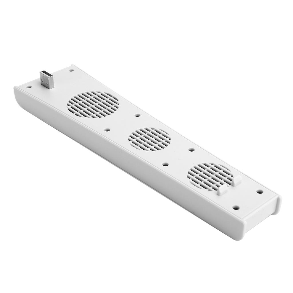 Game Console Cooling Fan for PS5 USB Cooler with 3 Fans for PS5 DECDROM Game Host(White )