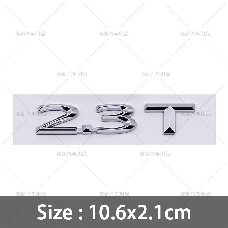 3D ABS 2.0H 3.0H Letter Stickers 2.0T 3.0T 2.3T 2.7T MKZ MKC MKX Embelm Badge Car Logo Rear Trunk Decal Auto Body Sticker