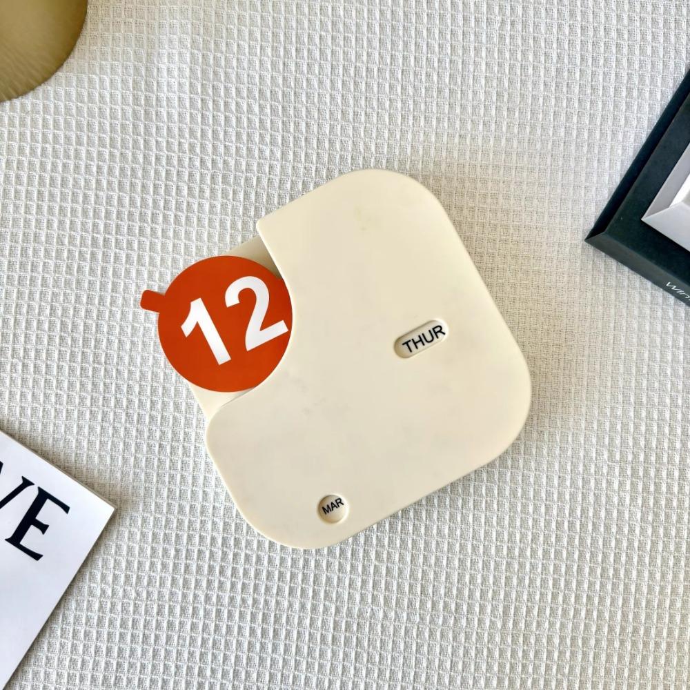 Mini Perpetual Calendar Flip Kitchen Desk Decor Classic Desk Calendar Home and Office Use