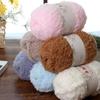 Soft Velvet Coral Fleece Knitting Yarn for Baby Scarves