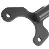 Wrapped Grip Vehicle Grab Handle for the Specified Front Cabin Position, Bent Tubular Metal Handhold with Two-Hole Mounting Plate for Entry and Exit