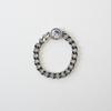 MERRYMOTIVE Round Crystal with Chain Ring