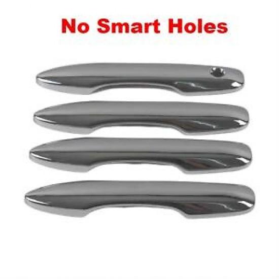 Carbon Fiber/Chrome Car Door Handle Cover Trim For Toyota Corolla Cross Camry