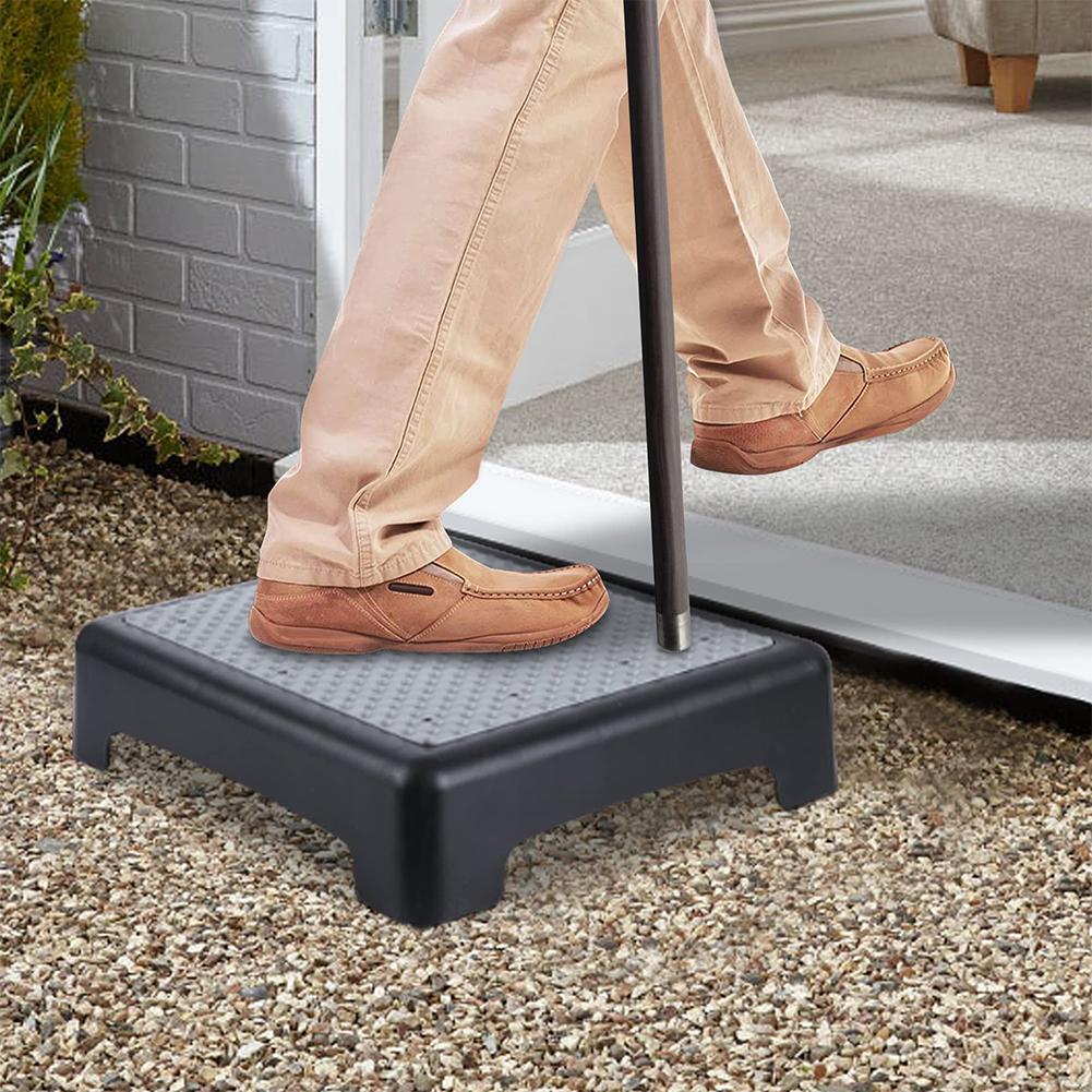 Anti Slip Half Step Stackable Elderly Half Step Outdoor Riser Step Stool for Household Garden Elderly Small Step Stool