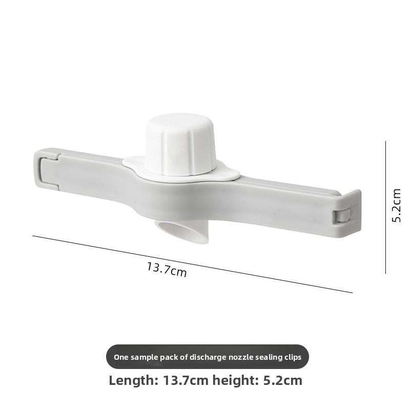 Sealed Discharge Nozzle Sealing Clamp, Kitchen Seasoning Preservation and Moisture-proof Clamp, Snack Food Plastic Bag, Milk Powder Clamp