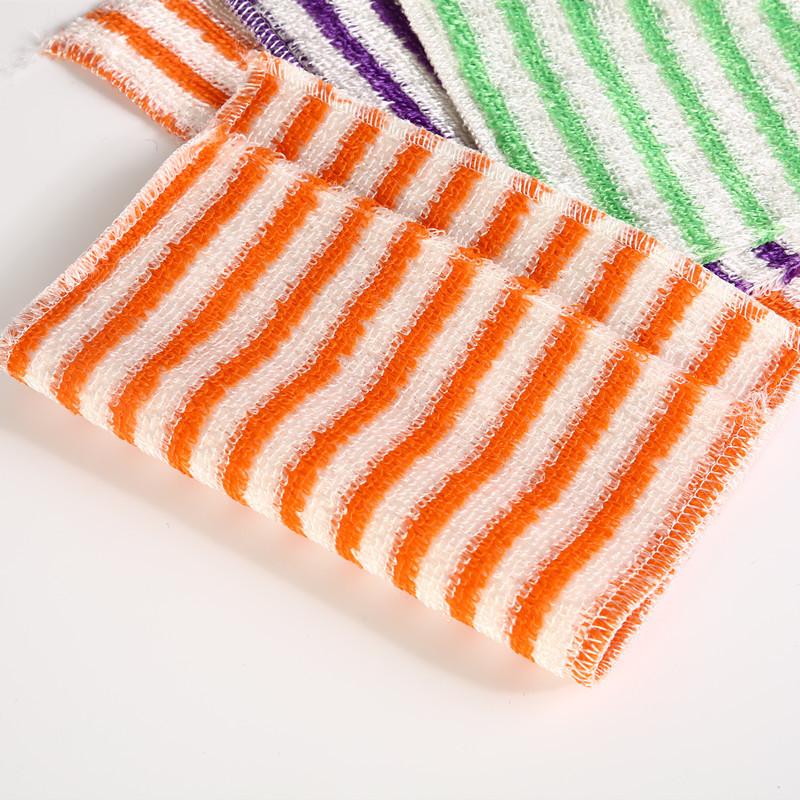 

Антипригарная кухонная чистка Бытовой пятновыводитель и средство для удаления жира Салфетка для мытья посуды 18*23cm оранжевый