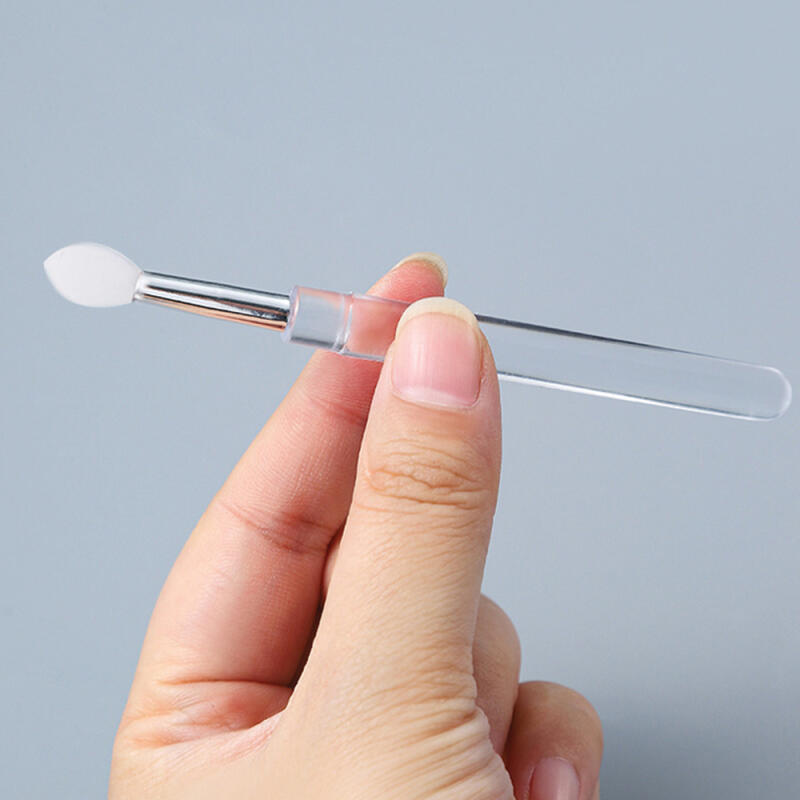 Silicone Lip Brush Tip Portable Lipstick Fingertip Brush 5P