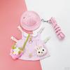 Small Animals Pet Dress Set Rabbit Clothes for Autumn Party Wedding Outfit