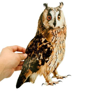 Repelent pentru Păsări Fals 2D Suspendat Rezistent la Apă Dispozitive de Speriat Păsările Decorațiune Clopoțel de Vânt Sperietoare Bufniță Repelent pentru Păsări