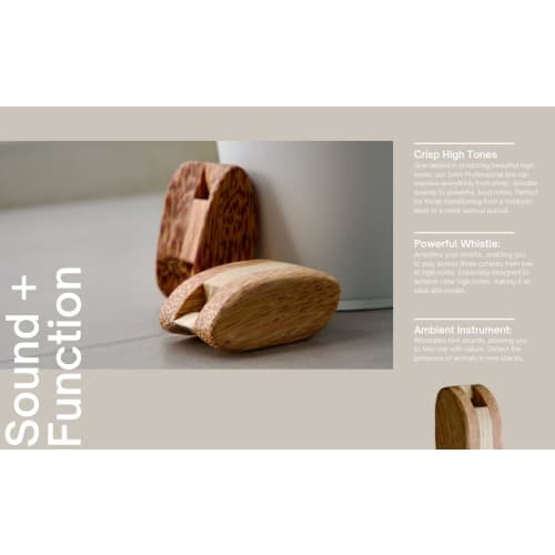 Semi-Professional | Wooden Nose Flute (Whistle) | Beeswax Finish | Easy To Play for Intermediate Players | 3-Octave Range | Clear High Notes