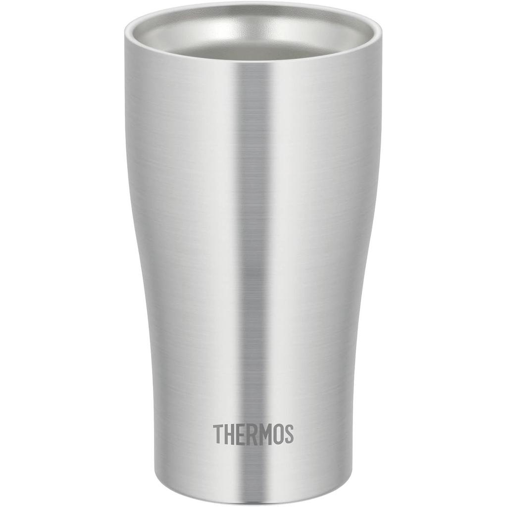 Thermos Vacuum Insulated Tumbler 400ml Stainless Steel Gentle Rounded Edge Dishwasher Safe Bottle Structure Heat Retention Cold JDQ-400 S