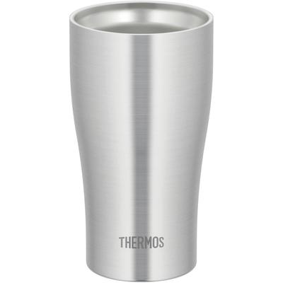 Thermos Vacuum Insulated Tumbler 400ml Stainless Steel Gentle Rounded Rim Dishwasher Safe Bottle Structure Heat Retention Cold JDQ-400 S