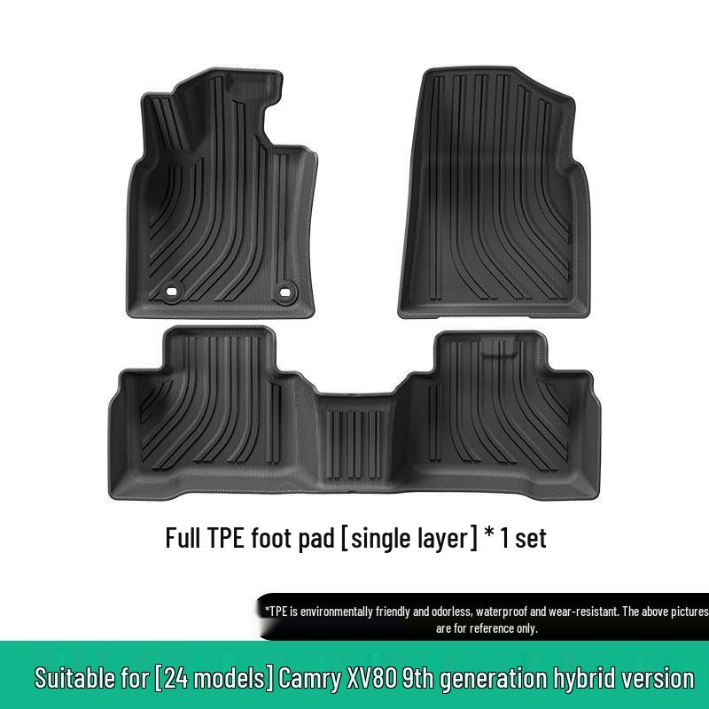 All-Weather TPE Floor Mats for 2024 Camry XV80 Hybrid