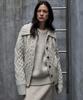 GRIDAJ Mohair Jacquard Round Neck Pullover