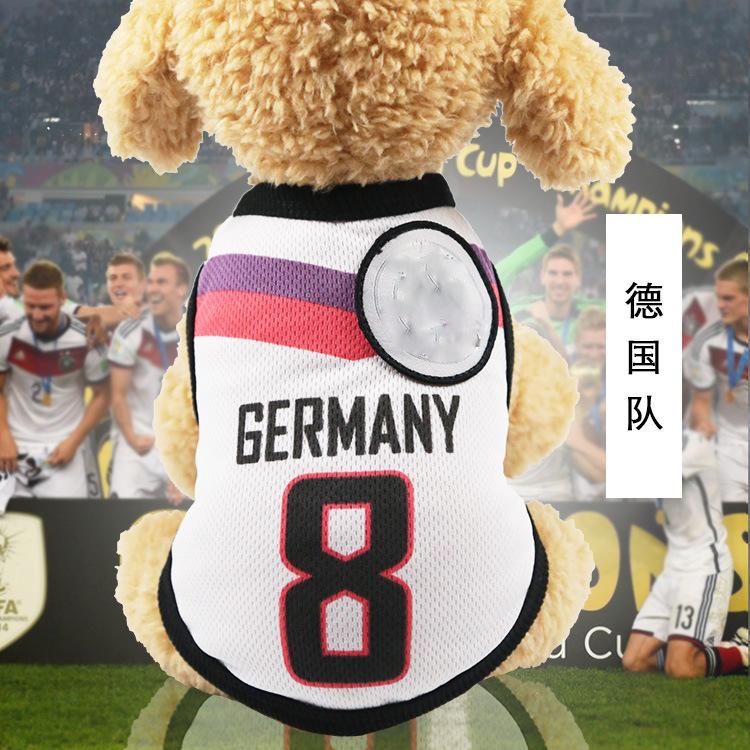 

Spring, summer and autumn new vest dog clothes cat small medium and large dog teddy than bear French fight pet products breathable XS (bust 30CM about 1-1.5kg pet)